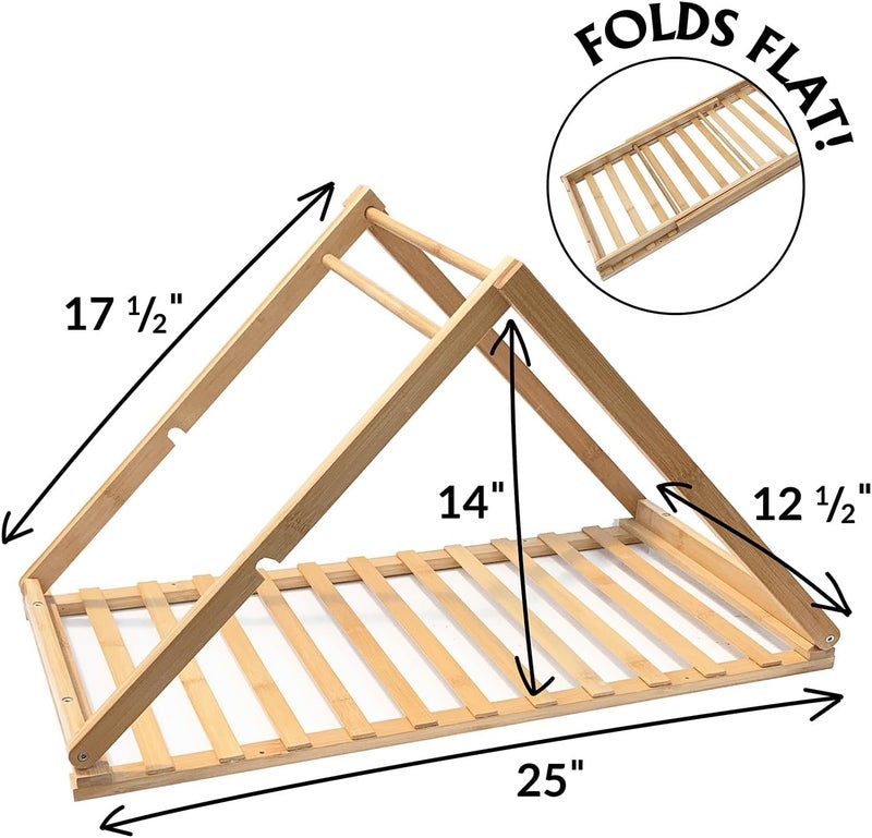 Ferry Morse Plant Stand - Multi-Tier Indoor Outdoor with Roof Cover - Bamboo - Image 5